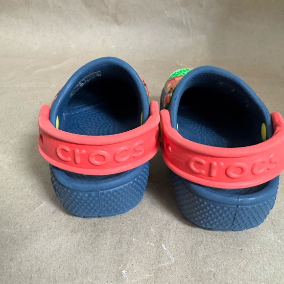 CROCS Toddler FunLab Lights Robosaur Rex Red Green Blue Light Up Clogs. Size C5 - Picture 5 of 6